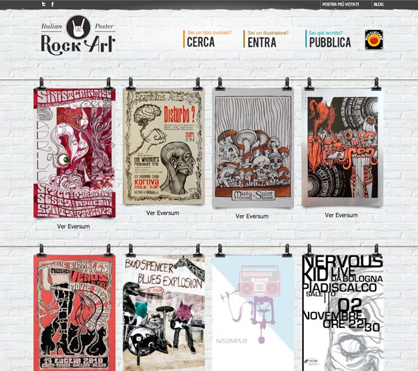 Andrea Pacini per Italian Poster Rock Art · Rock Posters Artist from Italy